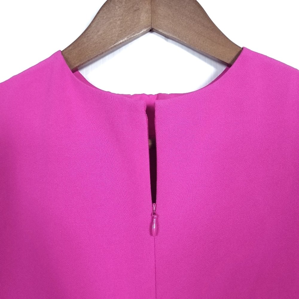 Victoria Beckham Target Fuchsia White Trim Dress - Picture 7 of 9
